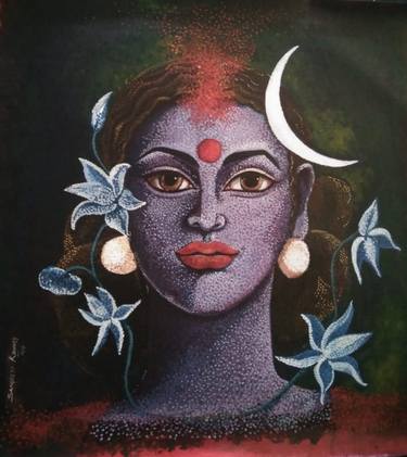 Original Abstract Expressionism Women Paintings by Sangeeta Kishore