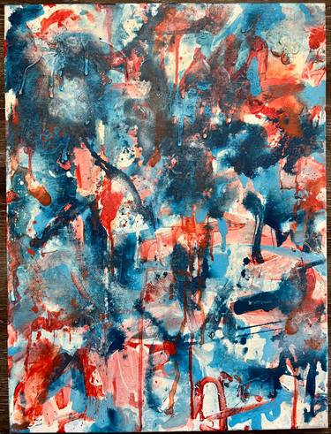 Original Abstract Expressionism Abstract Painting by Daniel J Belisle