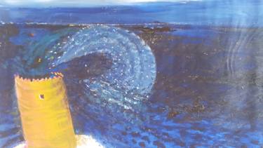 Original Surrealism Seascape Painting by Joseph Tany