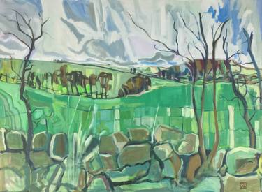 Original Abstract Landscape Painting by Graham Watson