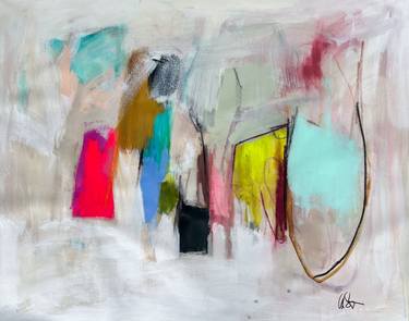 Original Abstract Expressionism Abstract Painting by Amy Stone