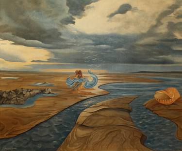 Original Realism Beach Painting by Lorraine Sadler
