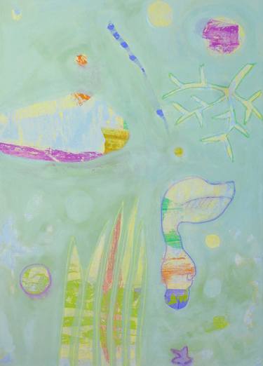 Original Abstract Painting by Marie-Helene Piquart