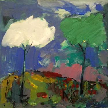 Original Expressionism Tree Paintings by Jesus Cuenca
