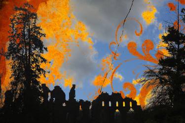 Original Abstract Expressionism Architecture Photography by John Fitzgerald Owens
