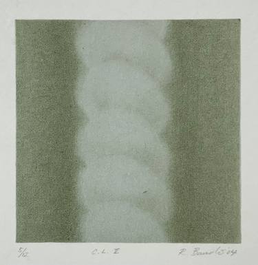 Original Abstract Expressionism Light Printmaking by Rica Bando