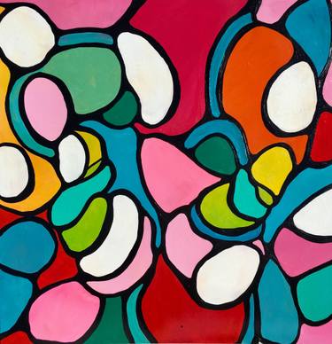 Print of Abstract Expressionism Abstract Paintings by Veera Zukova