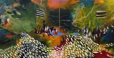 Original Abstract Painting by Isa Omer