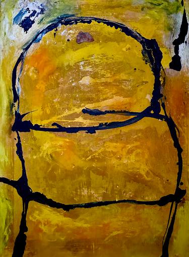 Original Abstract Painting by Ute Faber