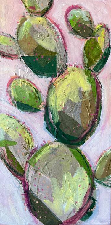 Original Abstract Botanic Collage by Alison Corteen