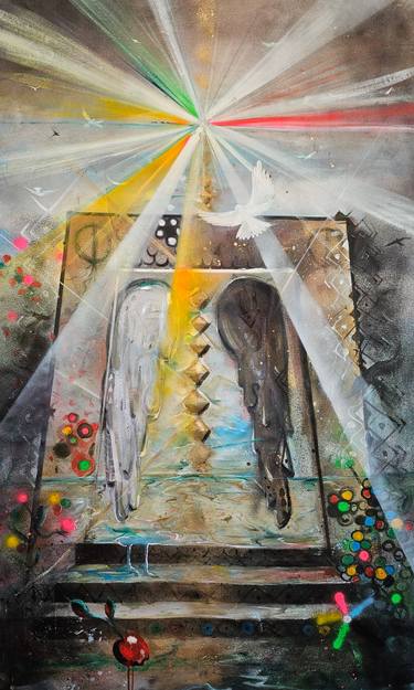 Original Abstract Expressionism Light Painting by Daniel Zlota