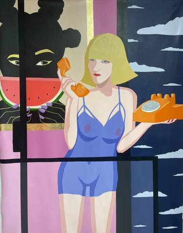 Original Contemporary Women Paintings by Abi Salami