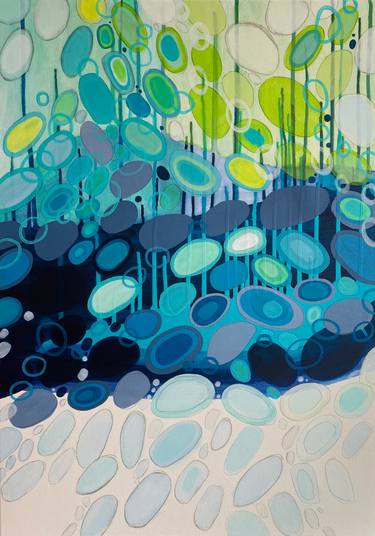Original Contemporary Abstract Paintings by Michelle Kranz