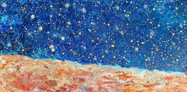 Original Abstract Outer Space Paintings by Marian Gorin