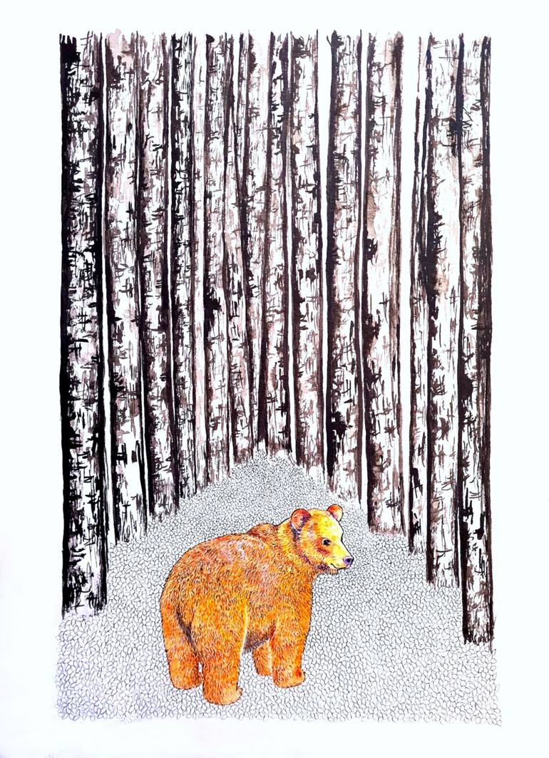 Print of Figurative Animal Paintings by Marian Gorin