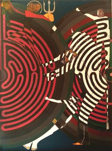 Print of Conceptual Classical mythology Paintings by Evgenios Annas Zarifis