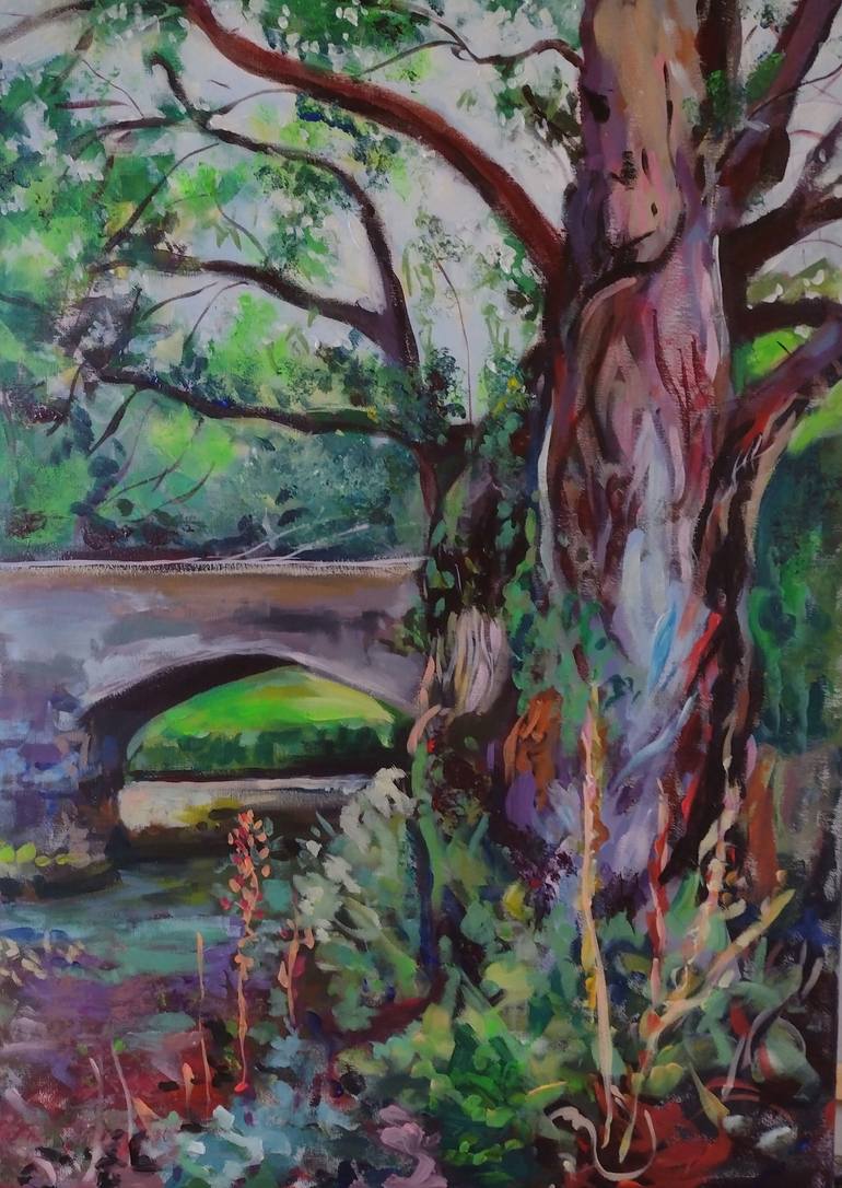 Print of Impressionism Landscape Paintings by Marina Del Pozo