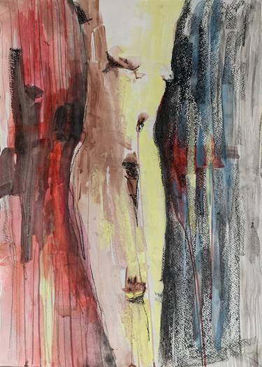 Original Abstract Expressionism Body Painting by Aleksandra Jablokova