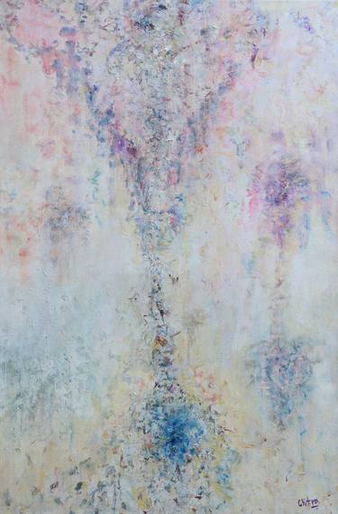 Original Abstract Beach Painting by Chitra Ramanathan