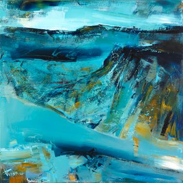 Original Modern Landscape Painting by Uta Polster