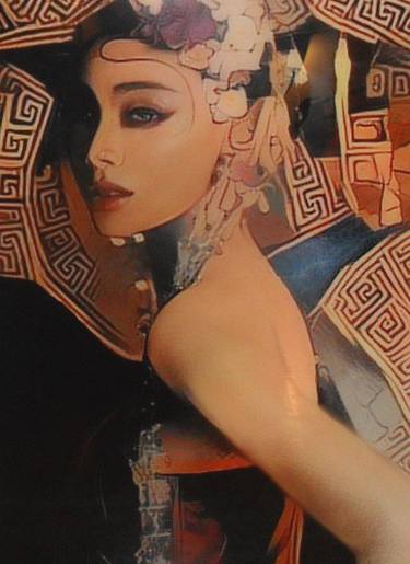 Original Portraiture Portrait Mixed Media by David Bellini