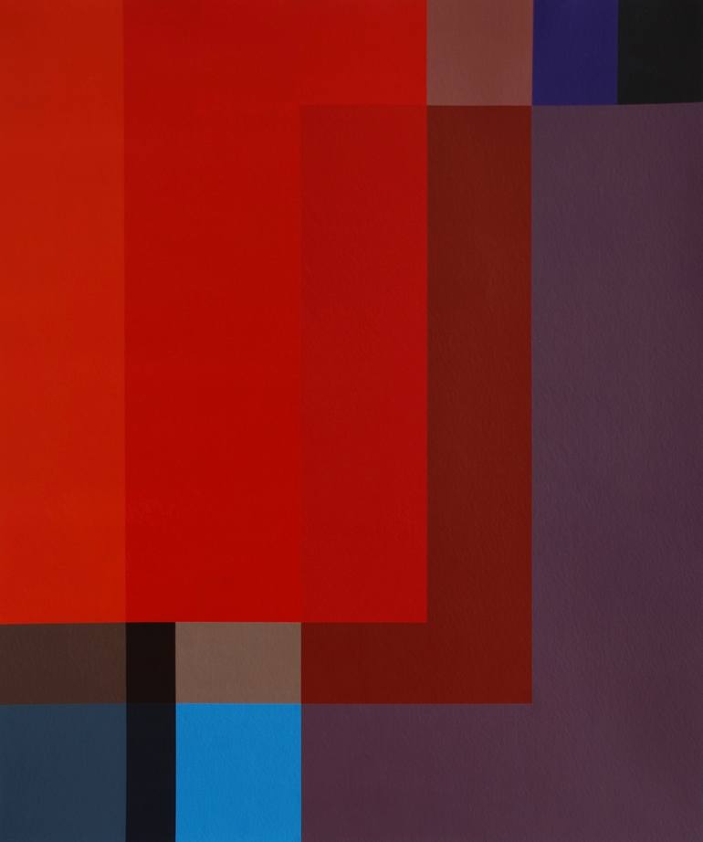 Original Abstract Geometric Paintings by Todd Schulz