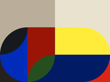 Original Abstract Geometric Paintings by Todd Schulz