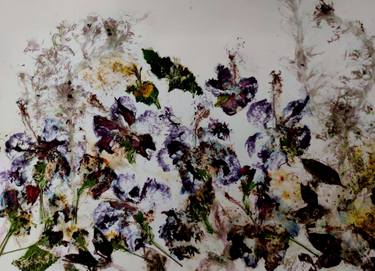 Original Impressionism Floral Painting by Anand Manchiraju