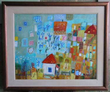 Original Abstract Expressionism Home Mixed Media by Ashot Harutyunyan