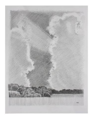 Original Realism Landscape Drawing by Walter Hearn