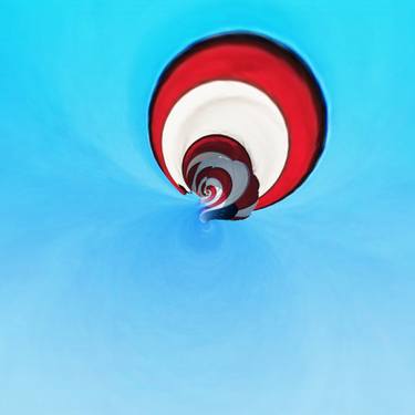 Original Modern Aerial Mixed Media by Joanie Landau