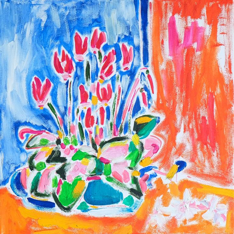 Print of Fine Art Floral Paintings by Tamara Jare