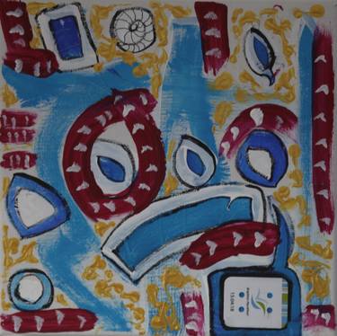 Original Abstract Painting by Fabian Miskin