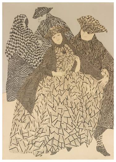 Original Contemporary People Printmaking by Katarzyna Stelmach