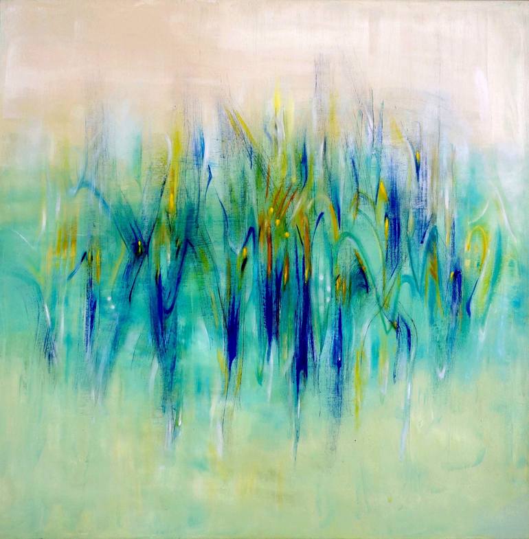 Original Abstract Paintings by Roswitha Klotz
