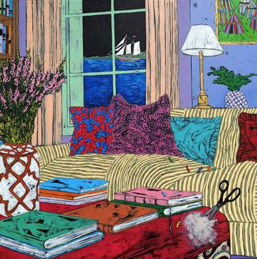 Original Figurative Home Painting by Szabina Góré