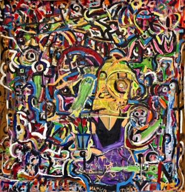 Original Expressionism Abstract Painting by Marko Tomic