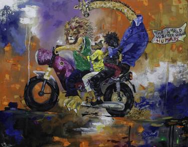 Original Expressionism Education Painting by Willy Karekezi