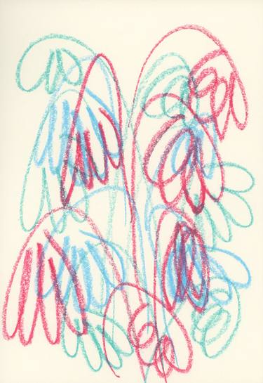 Original Abstract Expressionism Abstract Drawing by Daniela Thomas