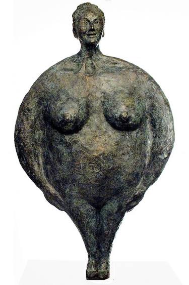 Original Figurative Nude Sculpture by Isabelle Biquet 