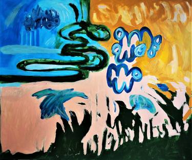 Print of Figurative Abstract Paintings by Erika Petunoviene Ayte