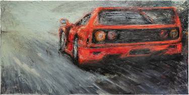 Original Impressionism Car Painting by Simon Haener