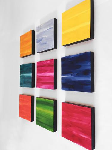 Original Modern Abstract Installation by Paula Gibbs