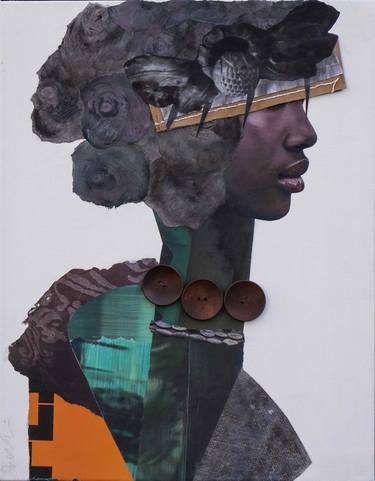 Original Abstract Women Mixed Media by Mona Dworkin