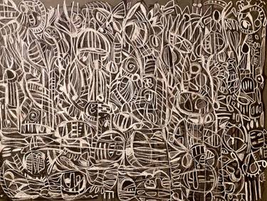 Original Abstract Expressionism Abstract Paintings by Nick Scalisi Aka Nistka