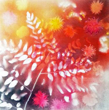 Original Abstract Expressionism Nature Mixed Media by Lenie Kamstra