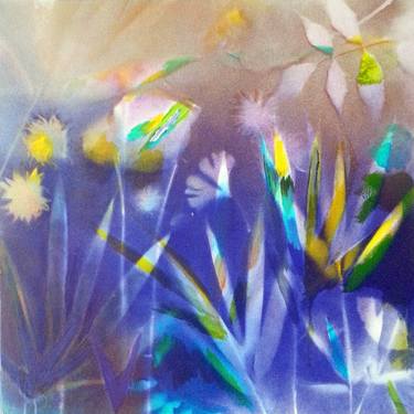 Original Abstract Expressionism Nature Mixed Media by Lenie Kamstra