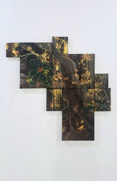 Original Abstract Nature Painting by Moksha Kumar
