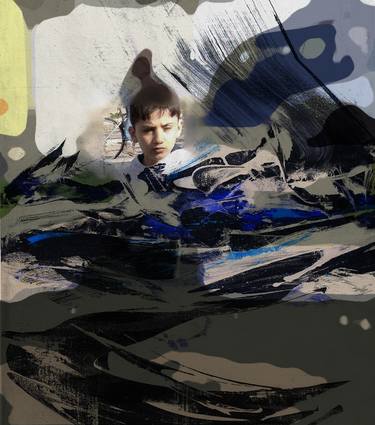 Original Pop Art People Mixed Media by Olli Boehm