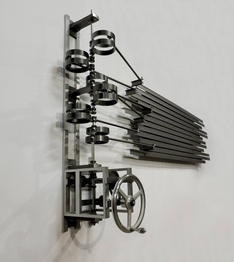 Original Abstract Geometric Sculpture by Chris Mcmullen